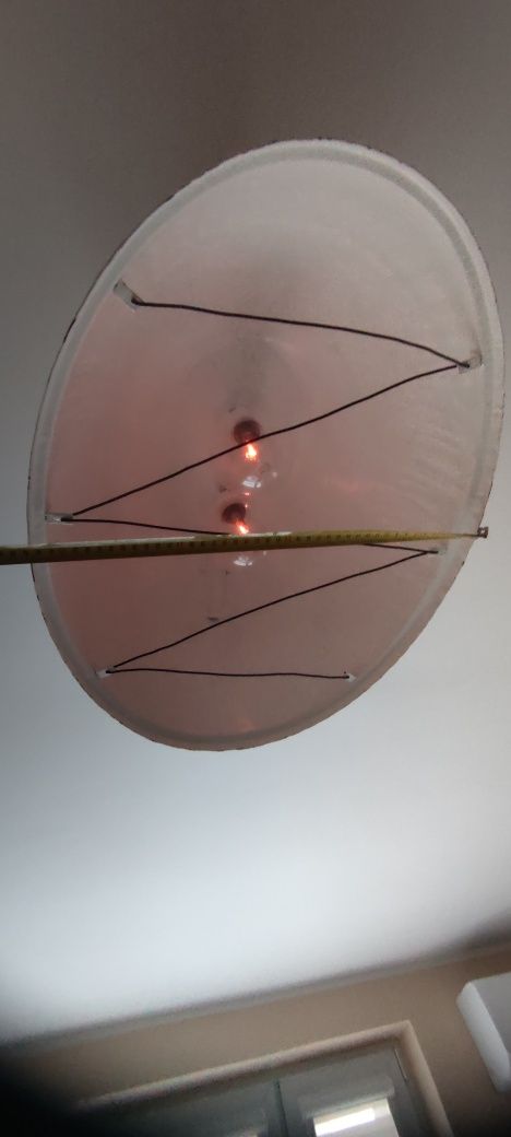 Lampa loft retro PRL handmade