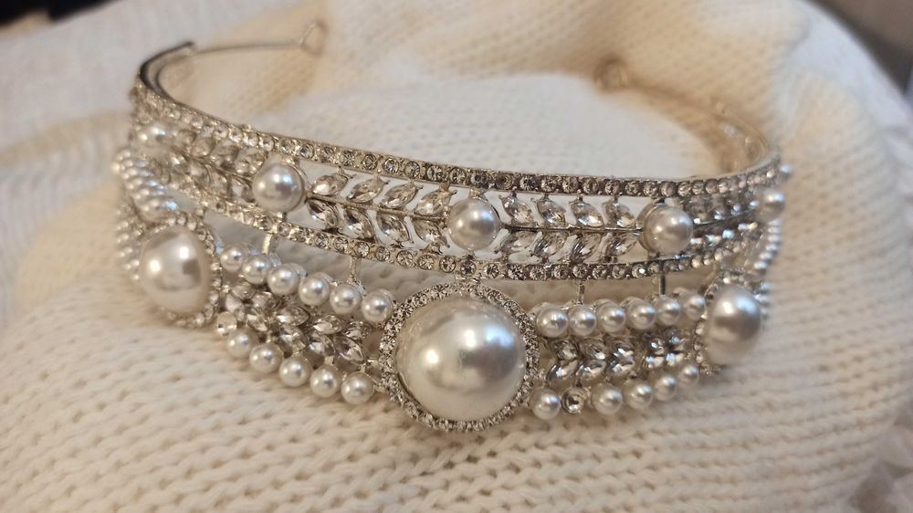 Diadem z perełkami