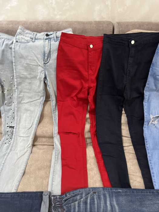 Лот вещи Джинсы скини мом XS цена за все