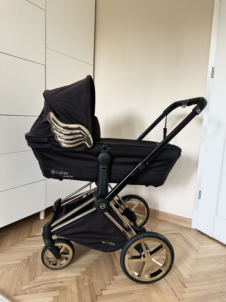Wózek CYBEX PRIAM by Jeremy Scott 3w1 + baza i akcesoria