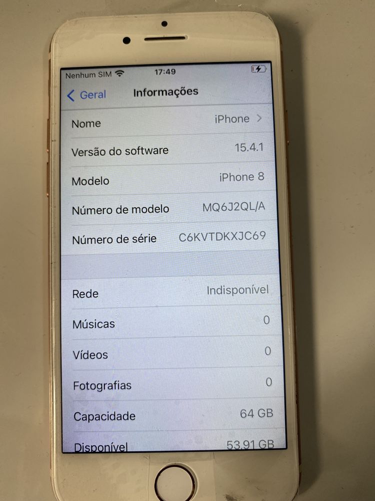 Iphone 8 -64gb usado