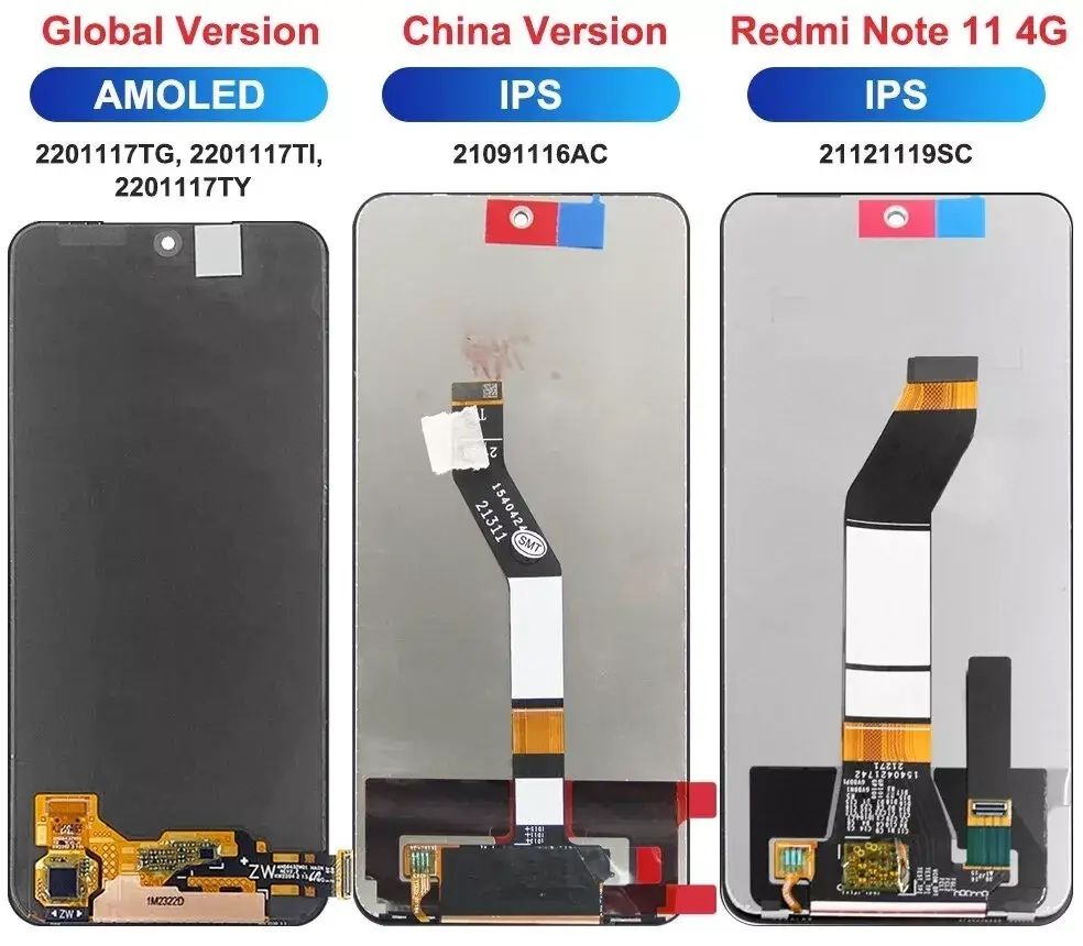 Дисплей Xiaomi redmi note 11 екран модуль LCD сенсор тачскрін скло ole