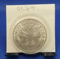 4 moedas de 50 escudos Prata