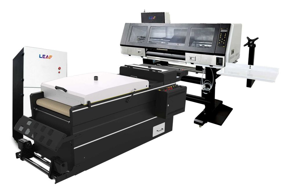 Drukarka DTF 60cm Leaf 2xi3200 + proszkarka + filtr  NISKI KOSZT DRUKU