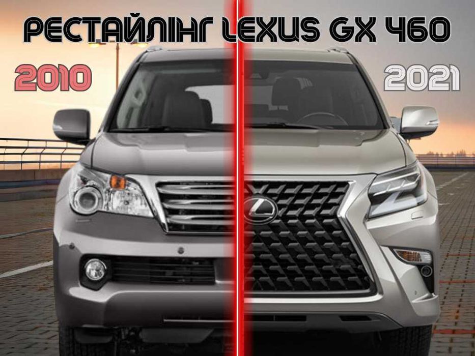 Рестайлинг обвес для Lexus GX460, 2009-2019 в модель 2021