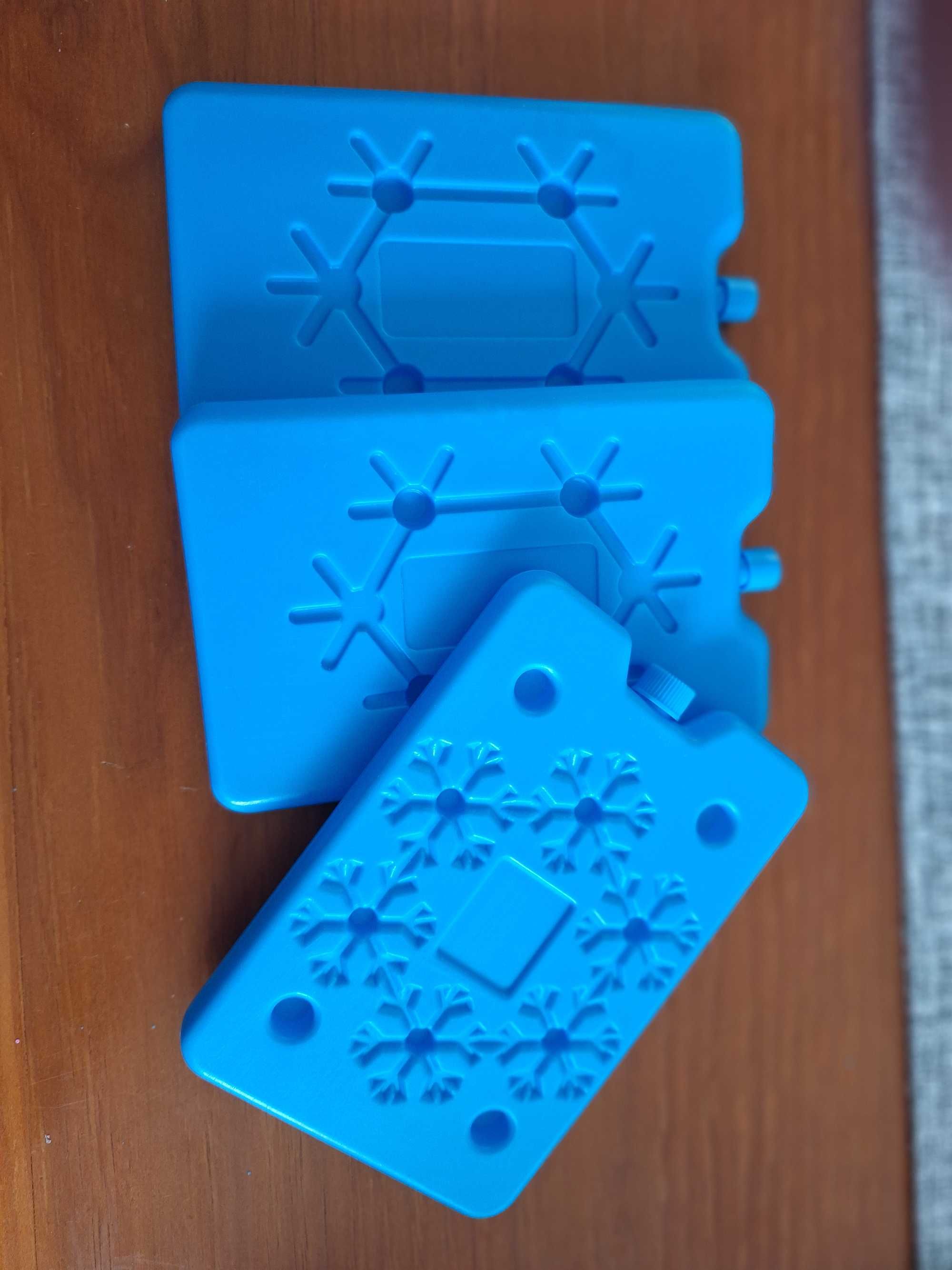 Caixas reutilizáveis para gelo + 3 caixas reutilizáveis para gelo