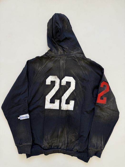 зип худи Balenciaga Paris polo dirty zip up M L vetements rick owens