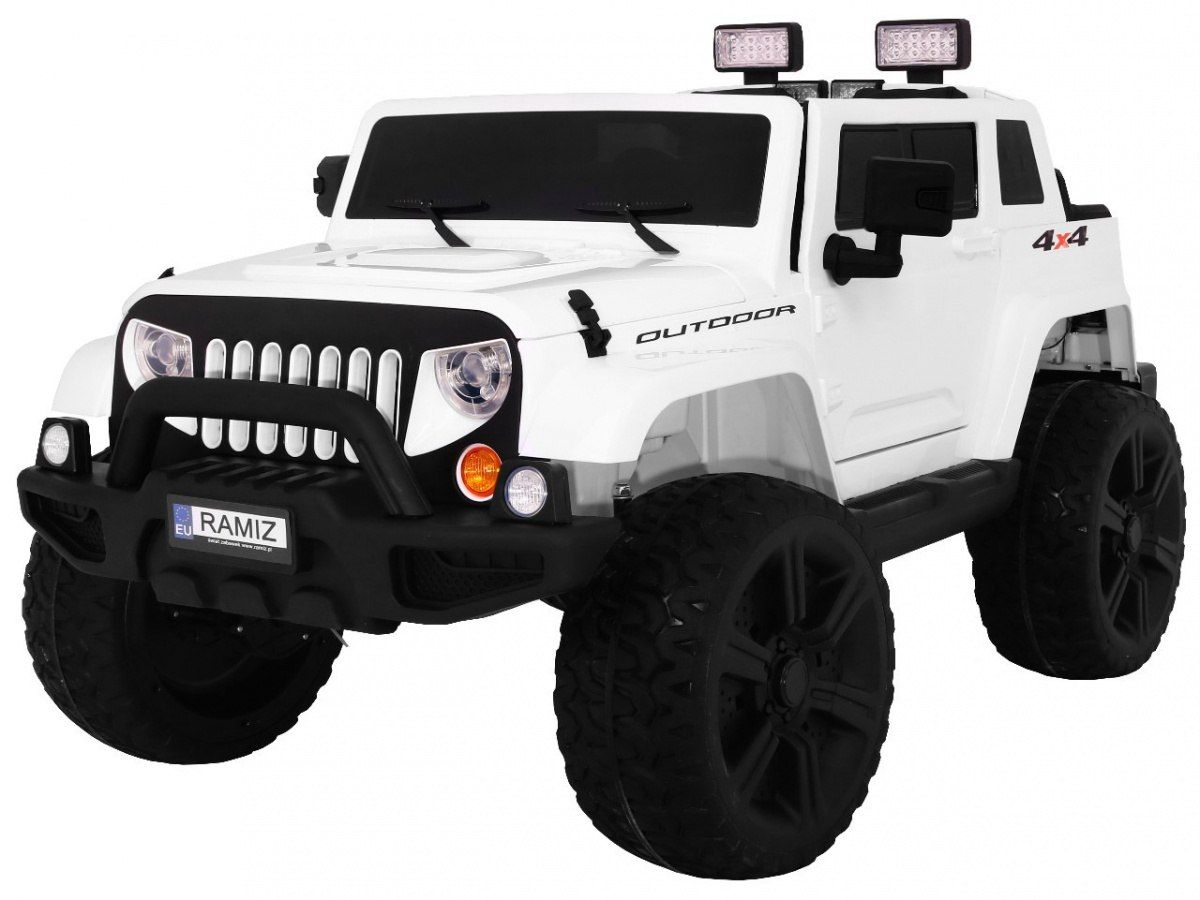 +Max 40kg 4x4 DWUOSOBOWY Samochód AUTO na akumulator Mighty Jeep 4x4