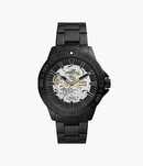 Zegarek automatyczny mechanizm Fossil Bannon stal nierdzewna czarny