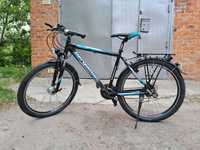 Велосипед городской Bergamont Tronic Sport 26×2, заводская фара и бага