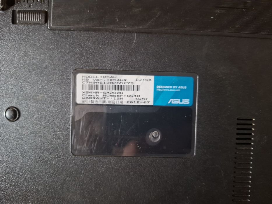Ноутбук Asus X54H