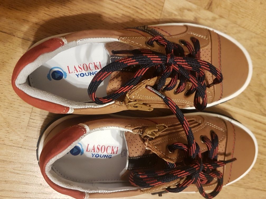 Buty chłopięce półbuty skórzane  Lasocki Young r. 33 nowe