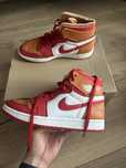 Jordan 1 High Zoom Air CMFT Fire Red Hot Curry 42.5