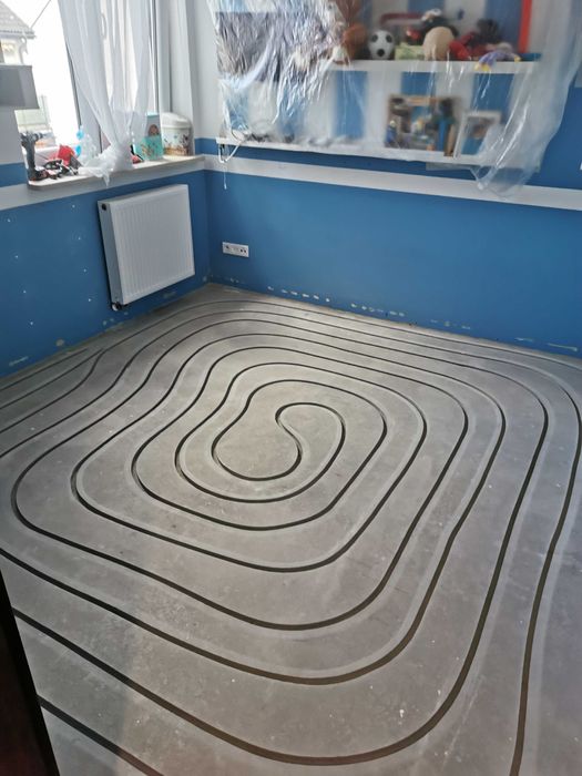 Frezowane ogrzewanie podłogowe frezowanie wylewki, wiercenie w betonie