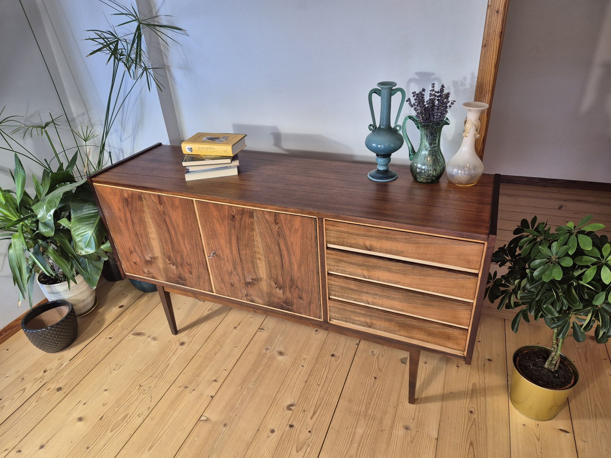 Komoda/sideboard proj.S.Albracht po renowacji! PRL VINTAGE RETRO