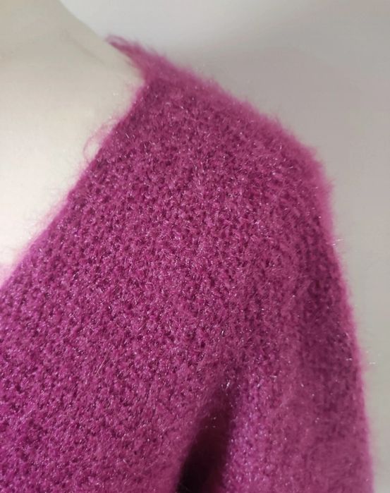 Nowy sweter fuksjowy Made in Italy M