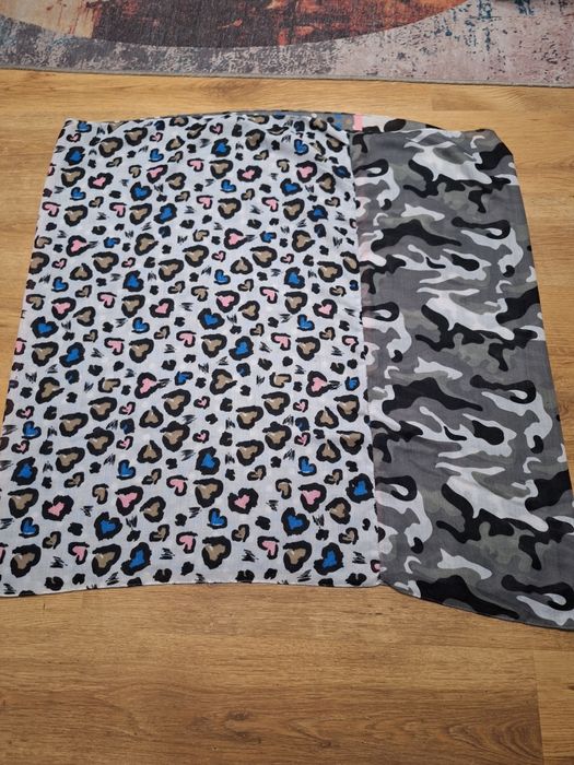 Chusta komin wzorzysta damska