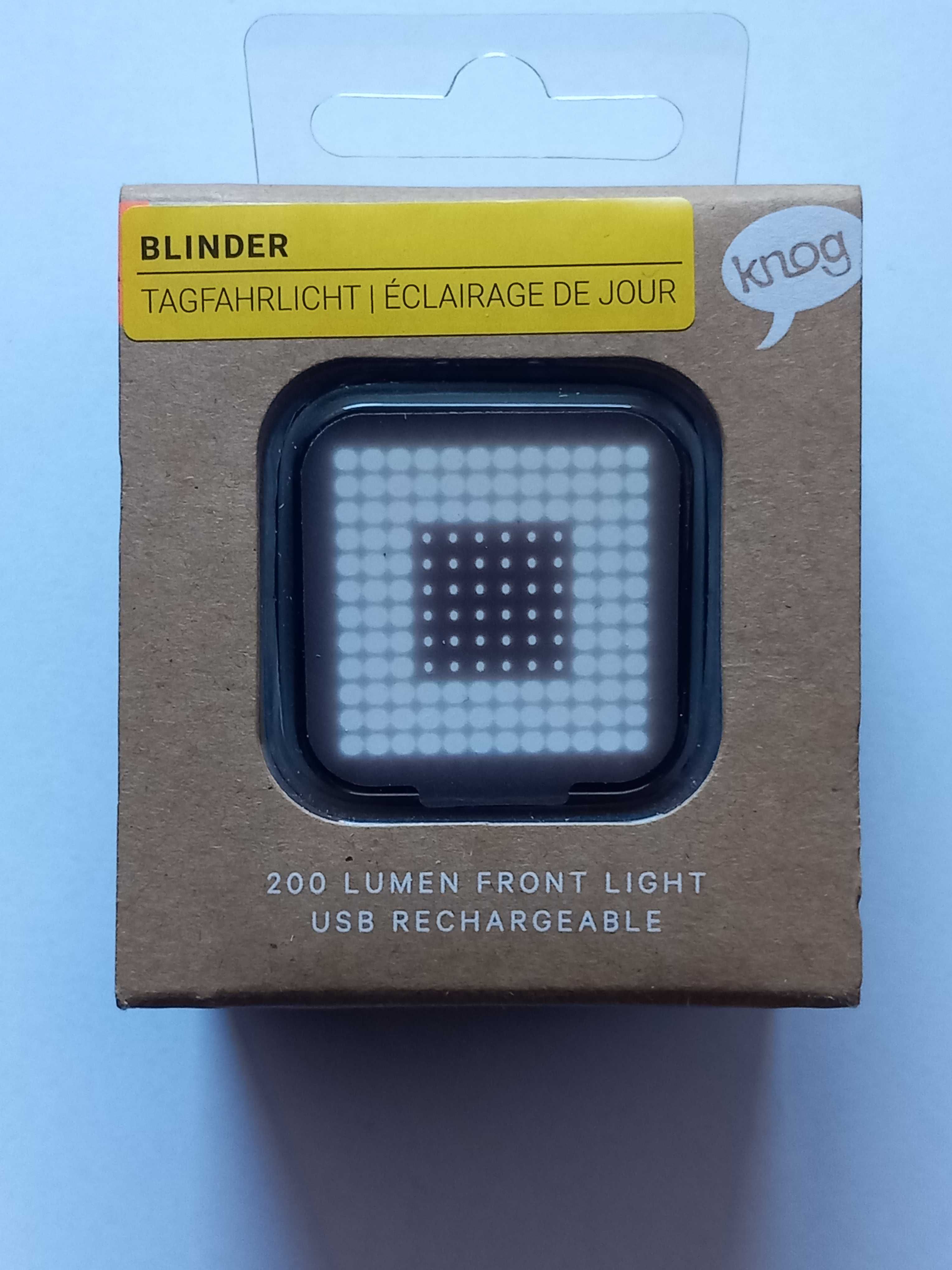 Lampka rowerowa przednia Knog Blinder - Square