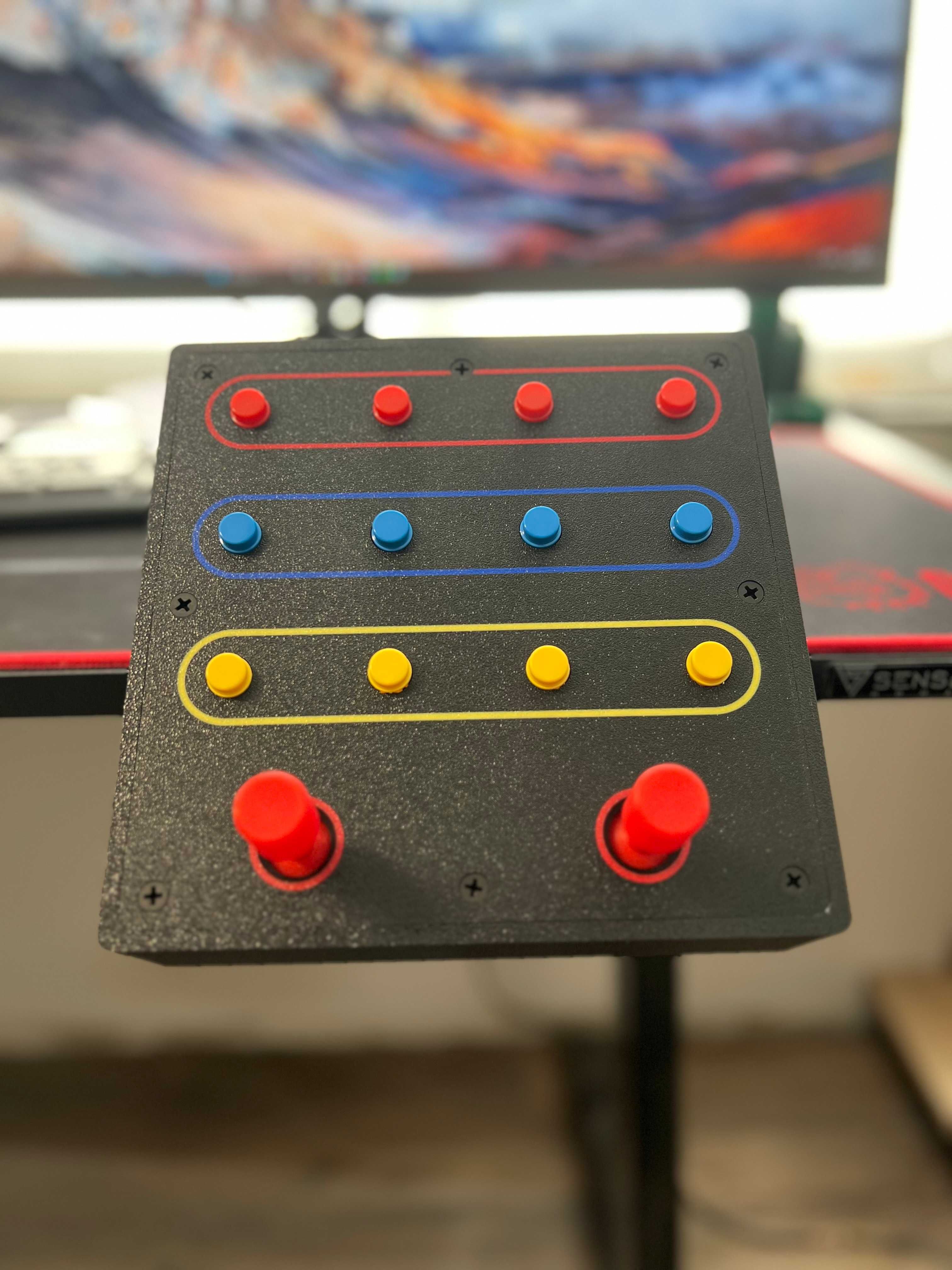 Button Box do symulatorów, Farming, joystick PC USB