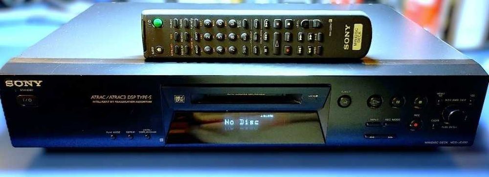 MINIDISC SONY MDS-JE480 z pilotem sprawny w 100%