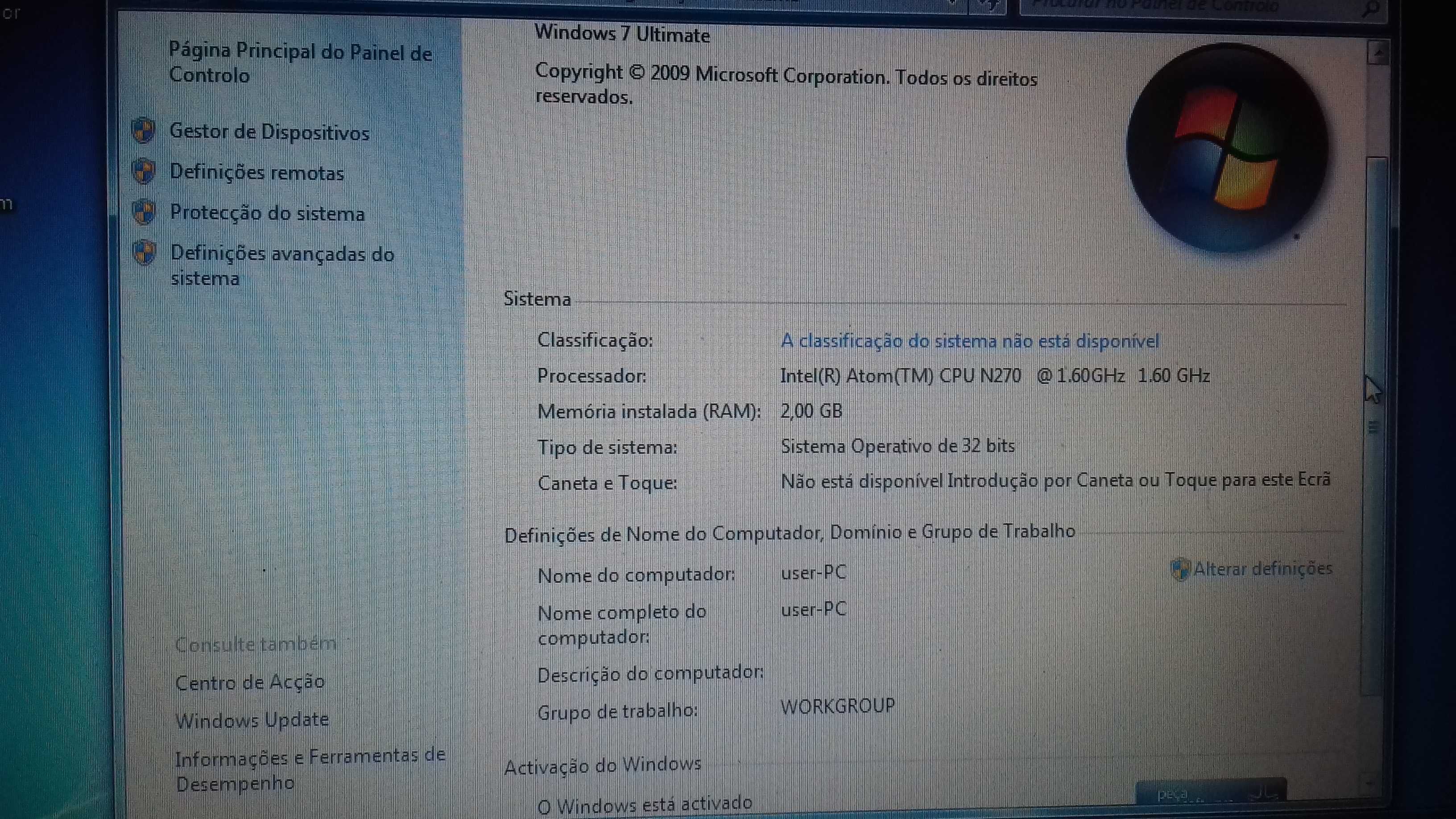 pc mini conpaq a funcionar