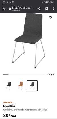 4 cadeiras IKEA.