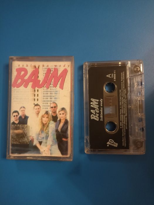 Bajm szklanka wody kaseta audio