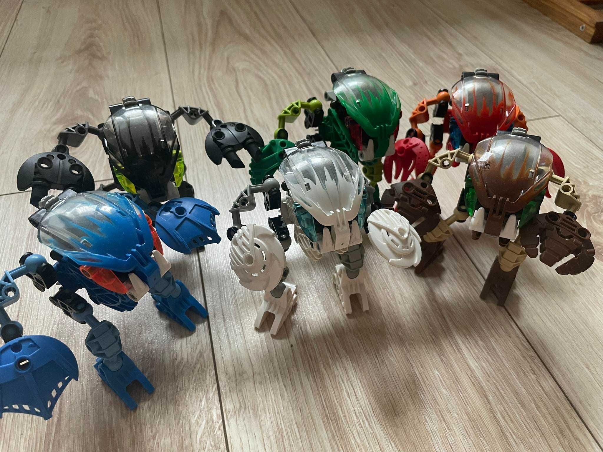 Lego Bionicle Tahnok, Lehvak, Gahlok, Pahrak, Nuhvok, Kohrak