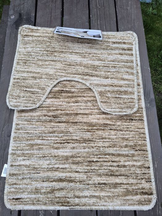 Smukee dywaniki łazienkowe Greta nowe piekny wzór 2 sztuki