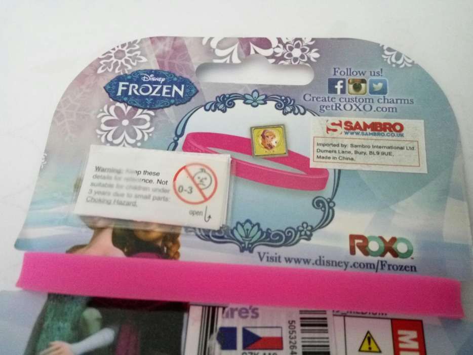 Pulseira tema Frozen - novo