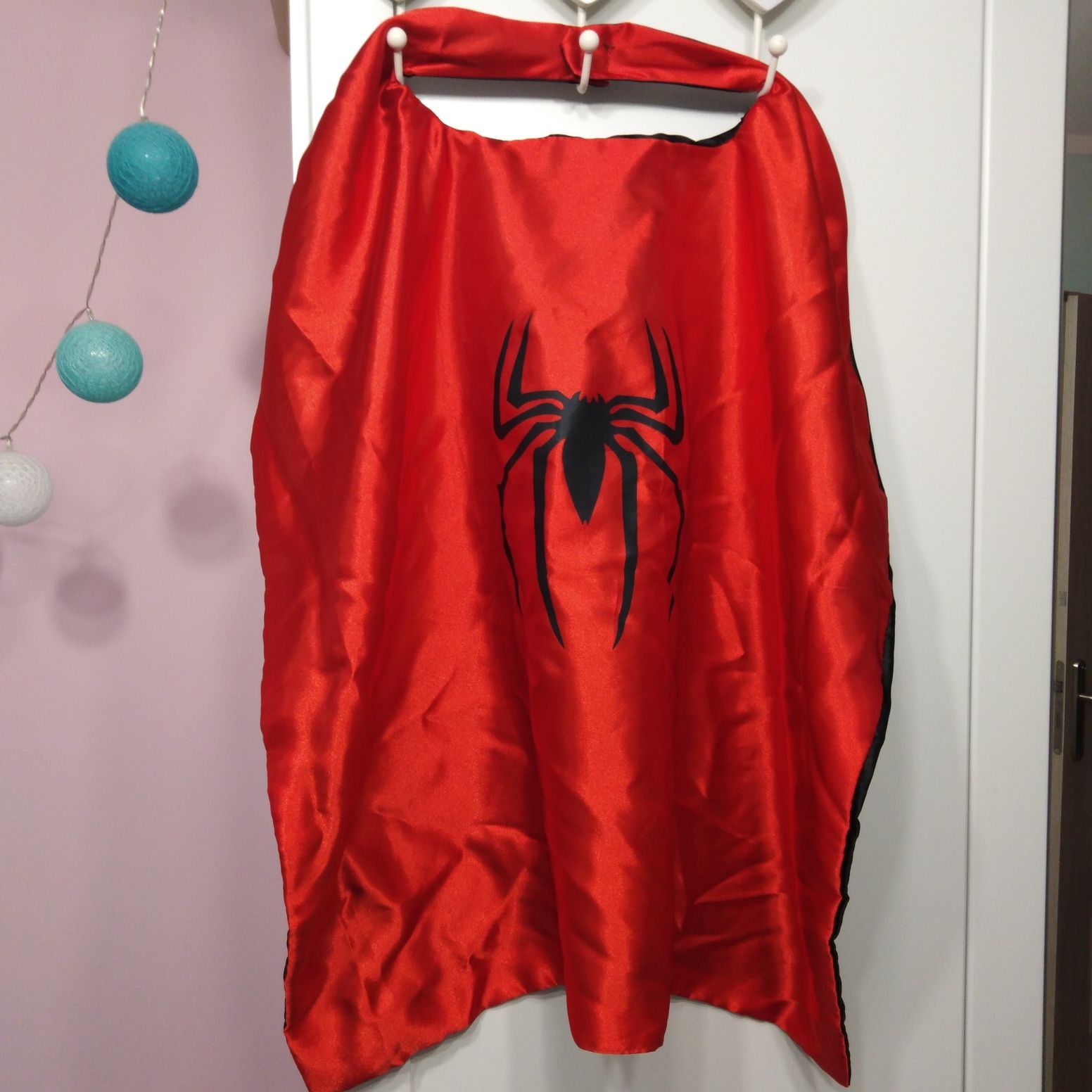 Spider-Man peleryna przebranie strój karnawałowy