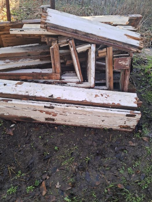 Доски на дрова после демонтажа Запорожье