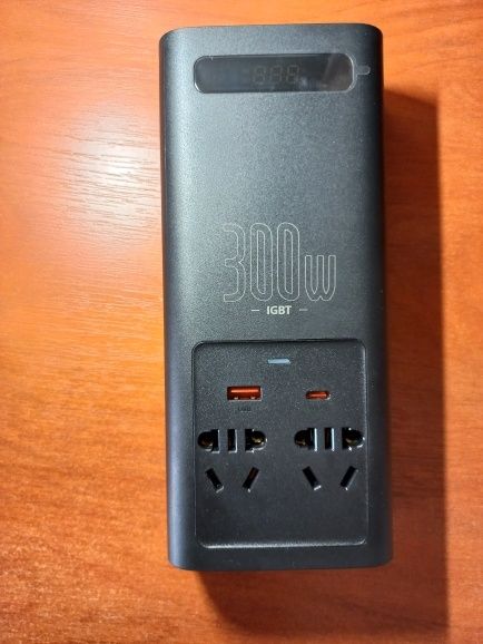 Інвертор Baseus Super IGBT Power Inverter 300W, Перетворювач 12V-220V