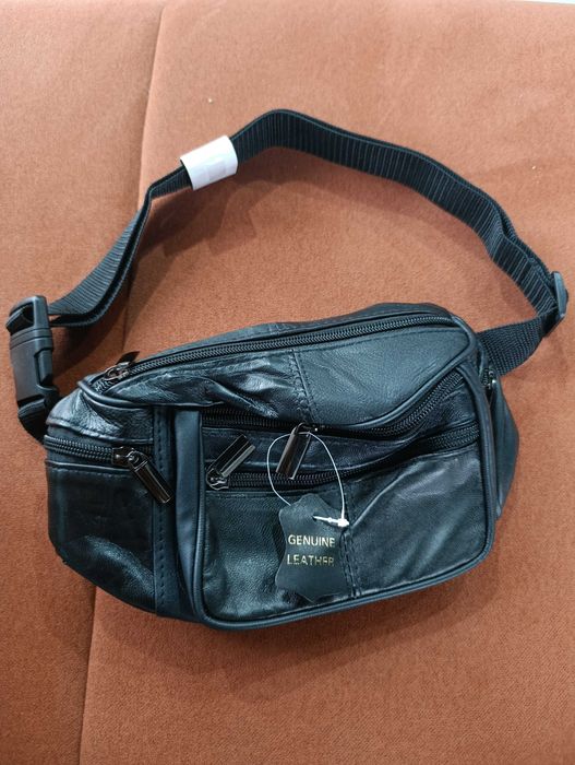 Skórzana nerka czarna