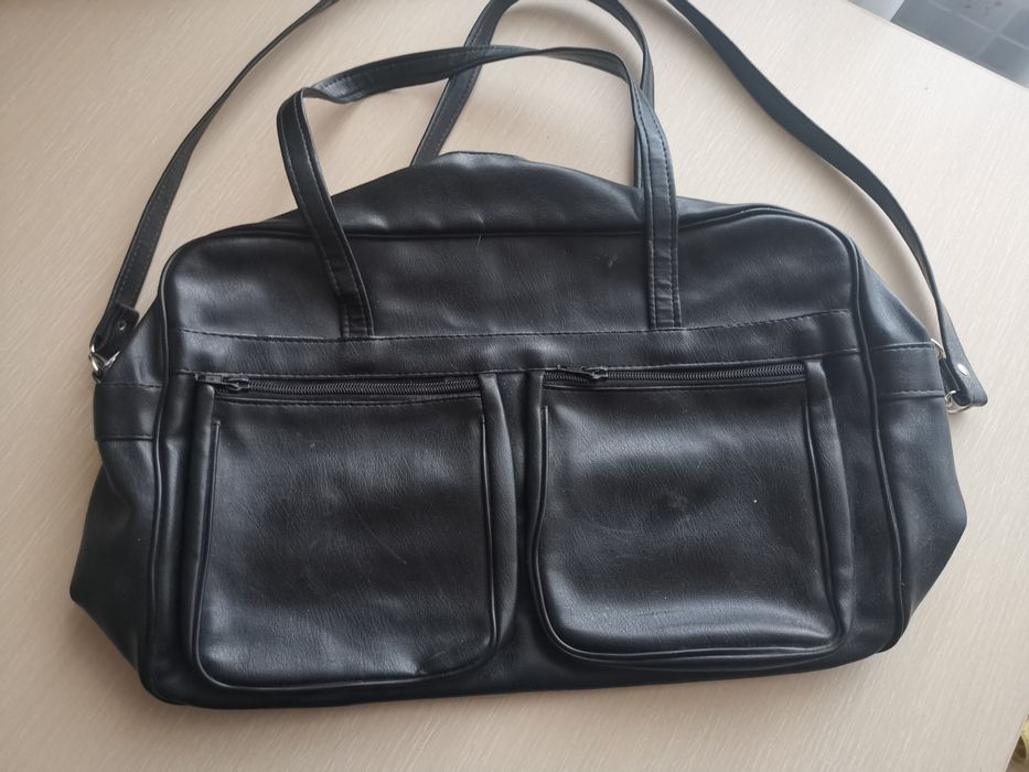 Сумка спортивна дорожна чорна