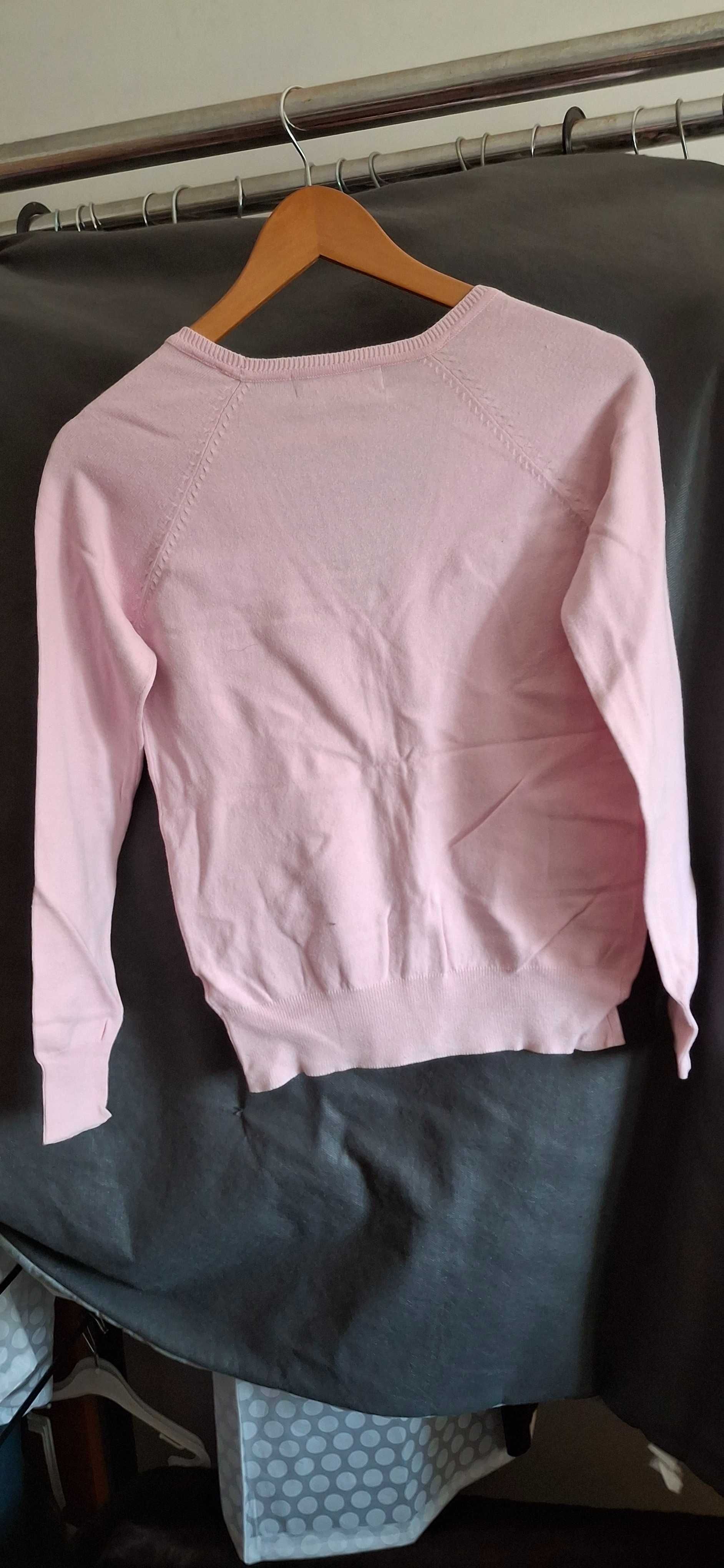 Cardigan rosa bebé