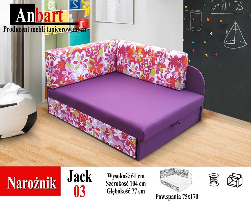 Tapczanik Dziecięcy Narożnik Funkcja Spania Dostawa Cała Polska Okazja