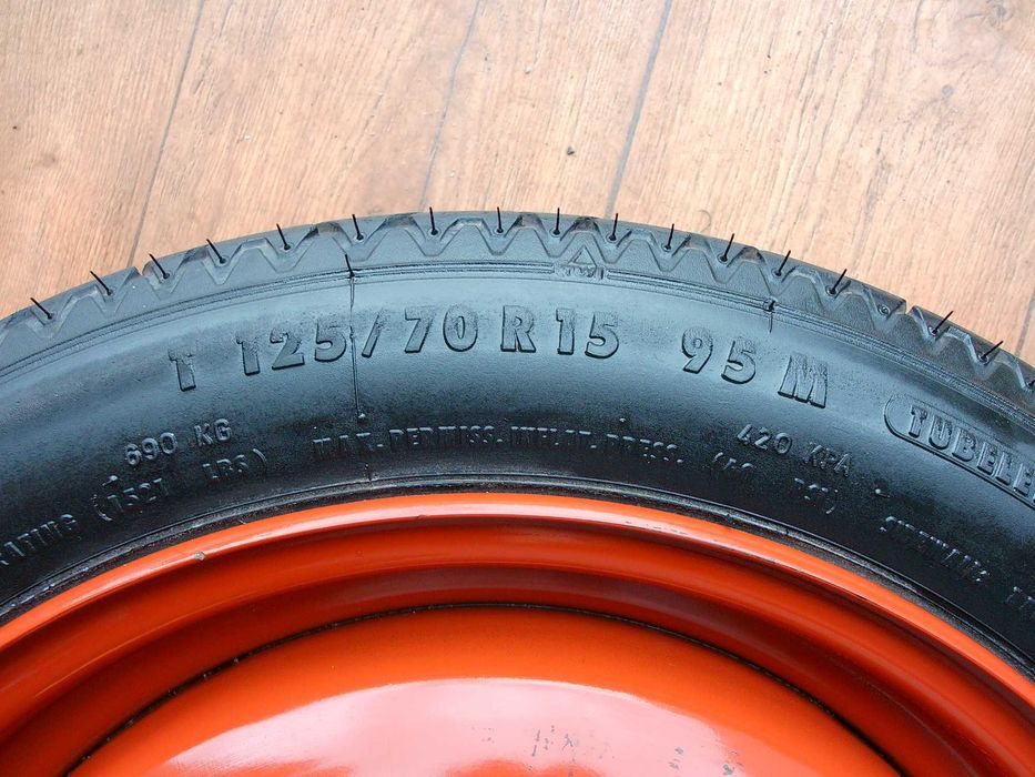 Koło dojazdowe Kia Hyundai Suzuki Toyota 15 4x100 ET45  125/70/15