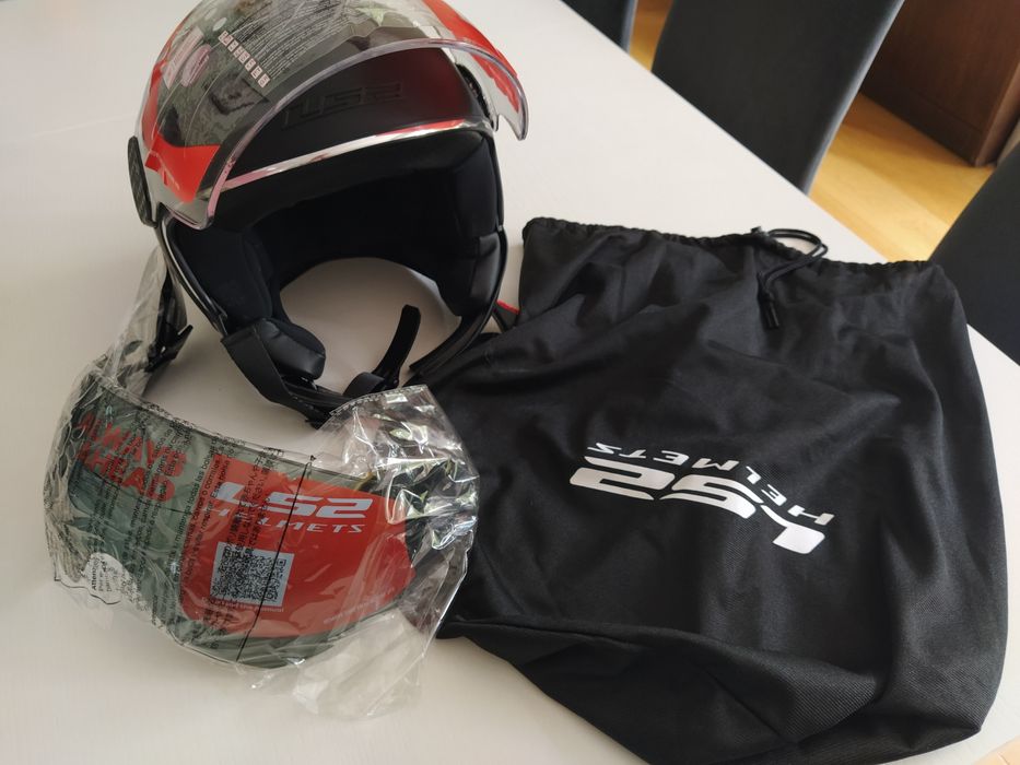 Kask motocyklowy dziecięcy LS2 OF558 Sphere Lux Czarny Mat