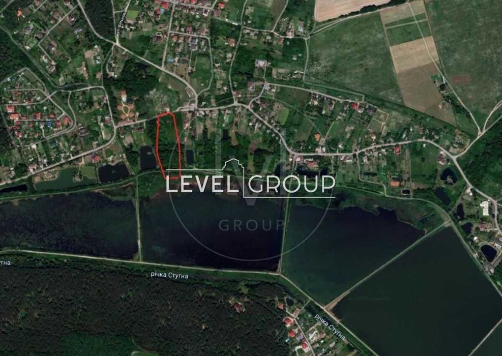 Продаж земельна ділянка (85соток) на березі Стугни в селі Хлепчі.