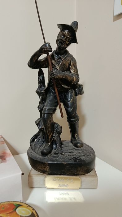 Pescador estátua