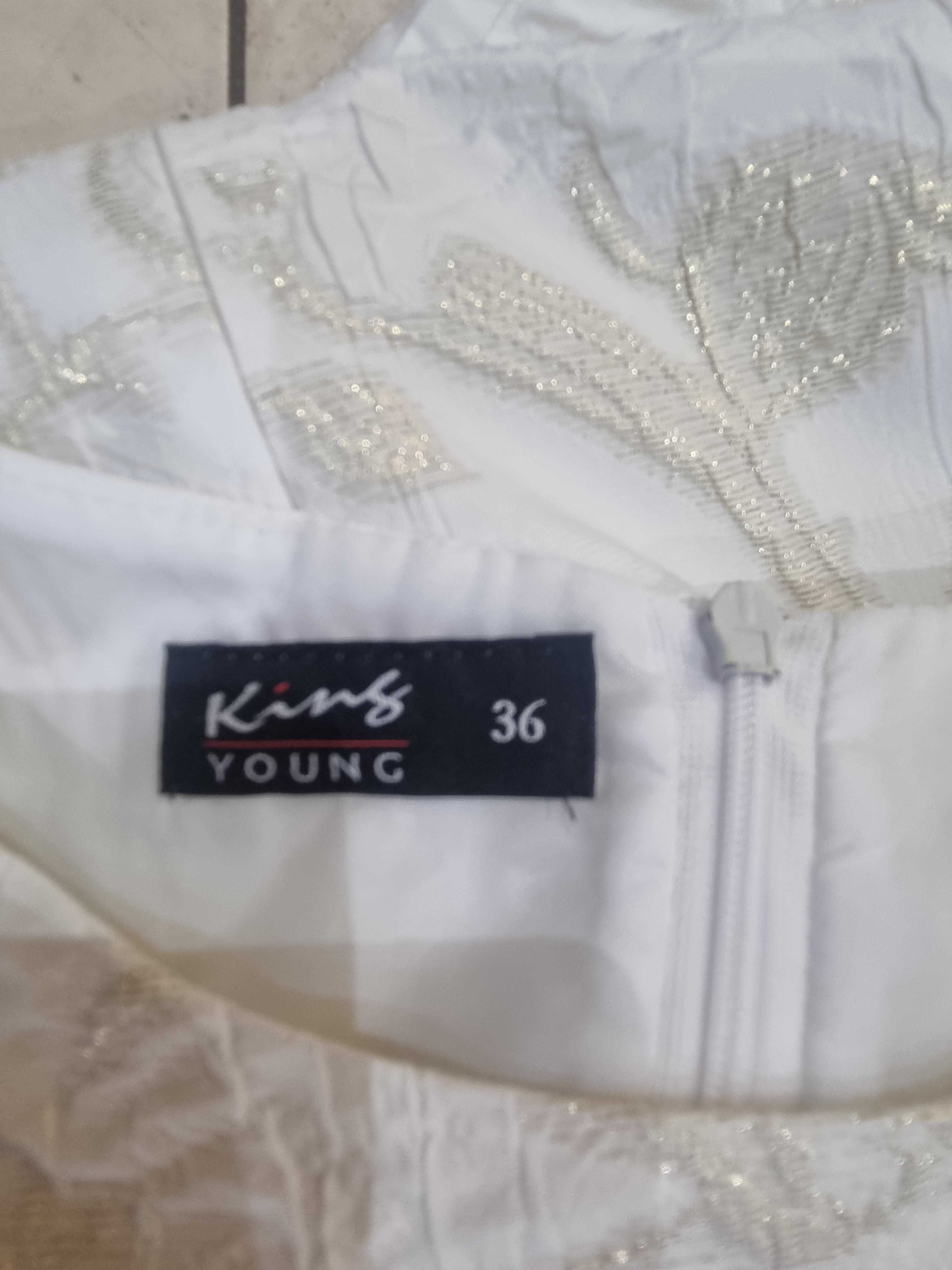 Sukienka wesele elegancka urodziny komunia, marka King Young