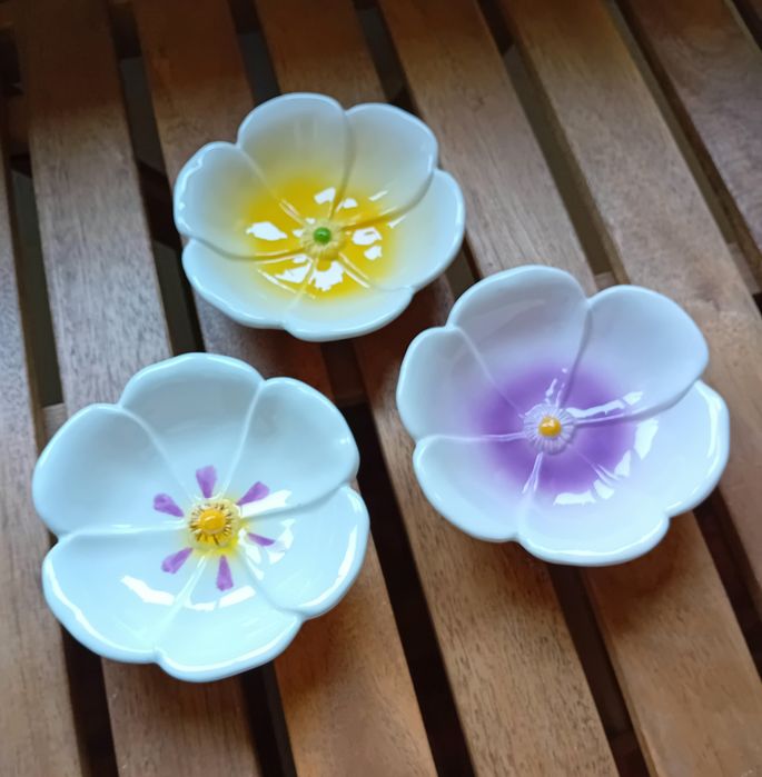 Pratos e Taças Flor