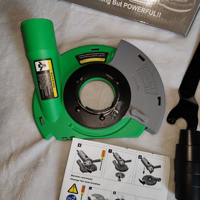 Osłona przeciwpyłowa do szlifierek