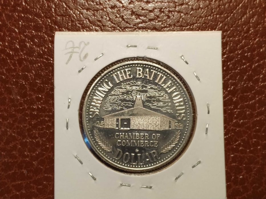 Medalha/token Dollar serving the Battrlefords 1978