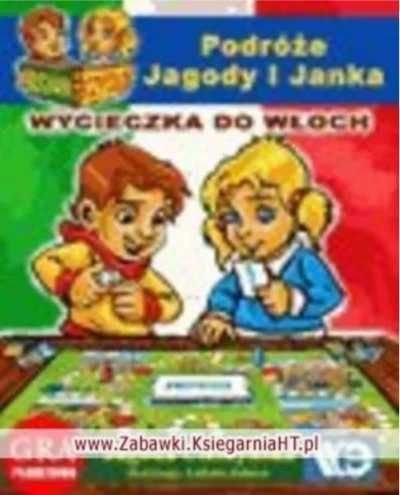 Kocham czytać gra planszowa. Wycieczka do Włoch