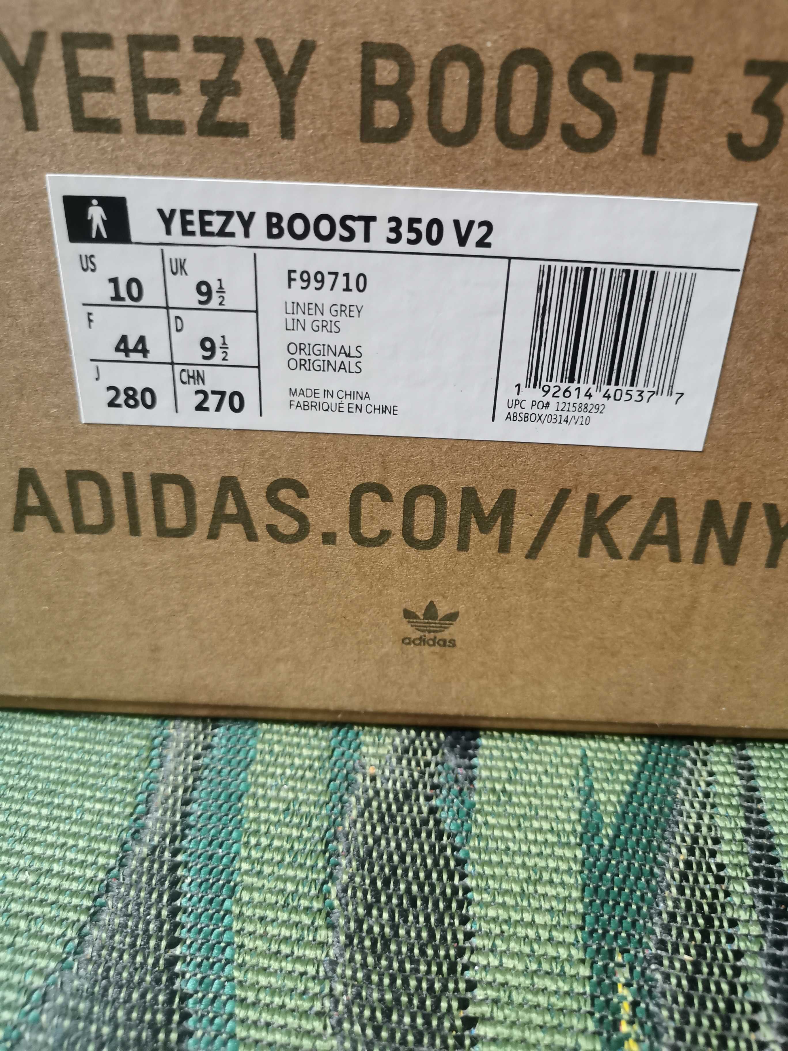 Yeezy Boost 350 linen grey