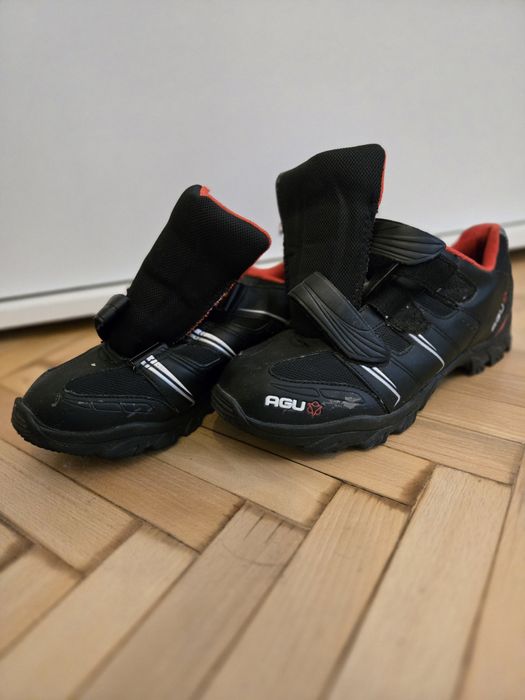 Pedały zatrzaskowe platformy Shimano pd m424, plus buty rowerowe AGU