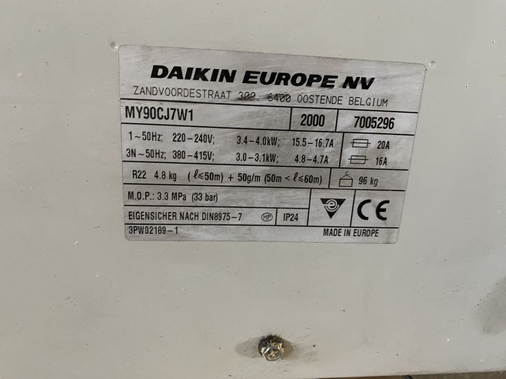 Máquinas Daikin VRV III Invertor