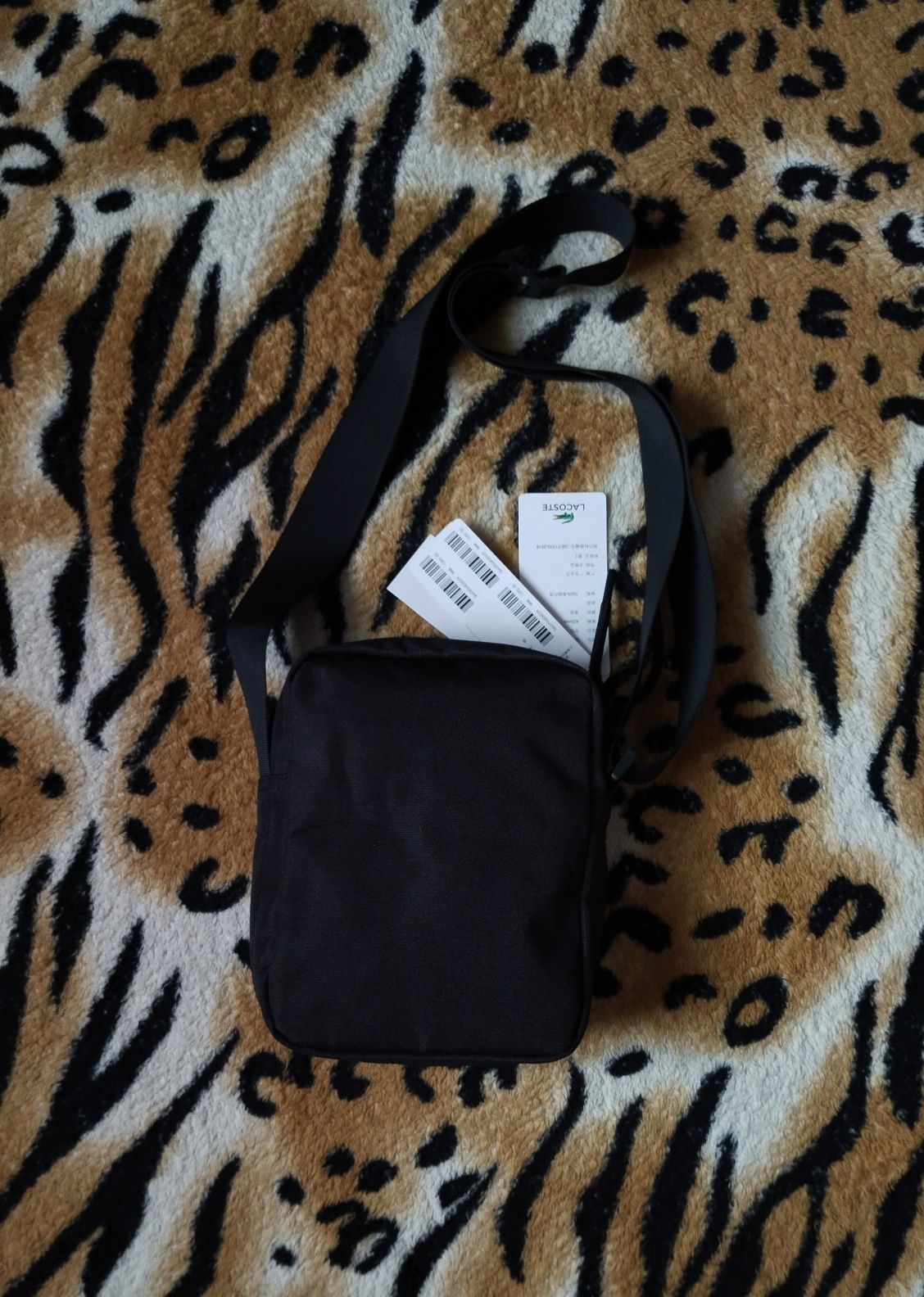 Месенджер Lacoste + мавпа Kipling в подарунок ( сумка, барсетка)